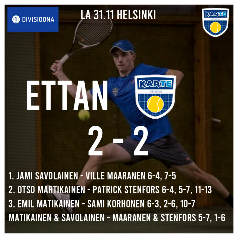 Miesten edustusjoukkueen pistetili auki ykkösdivarissa